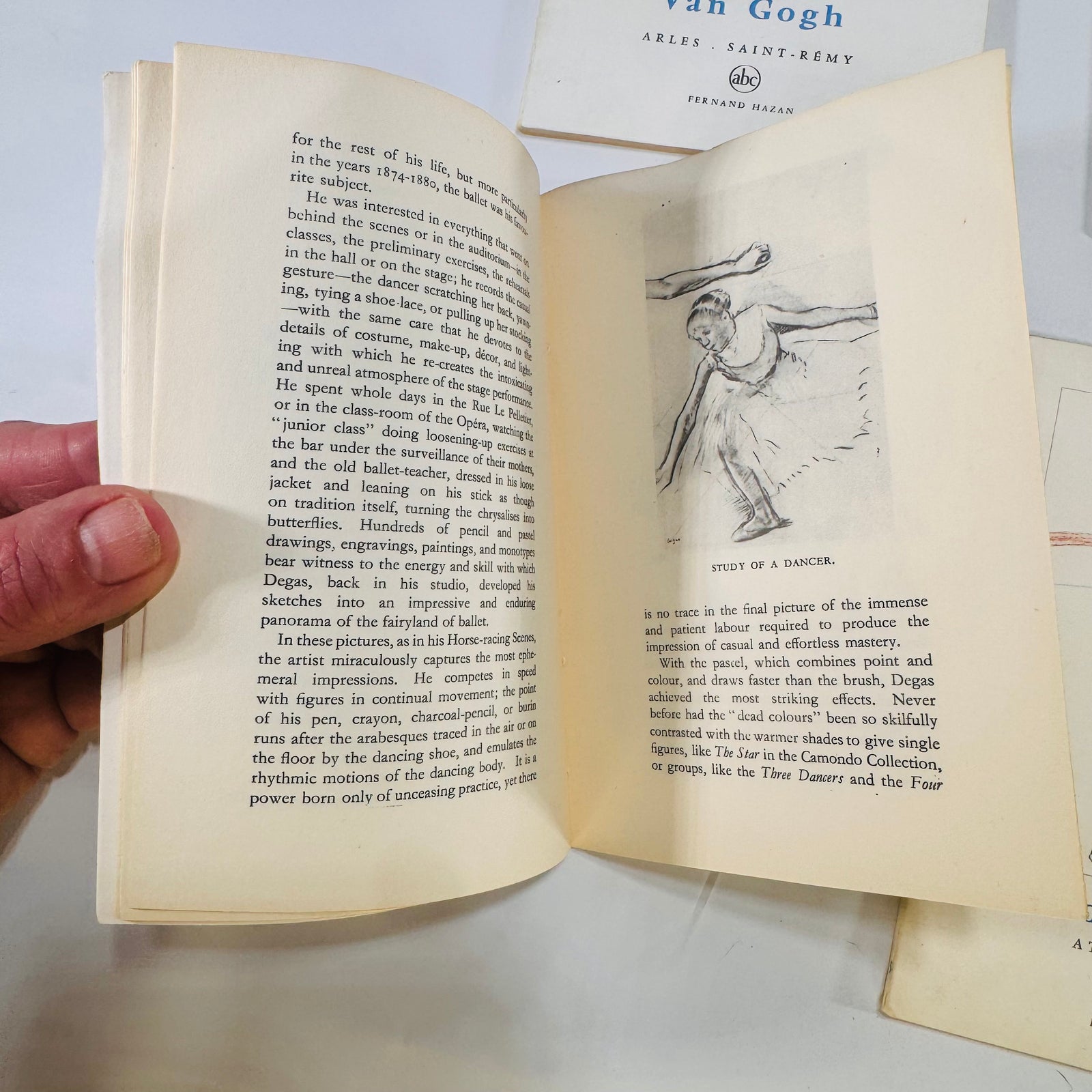 Fernand Hazan “abc” Art Book Set – Van Gogh, Matisse, Degas, Toulouse-Lautrec | Vintage Miniature Art Series