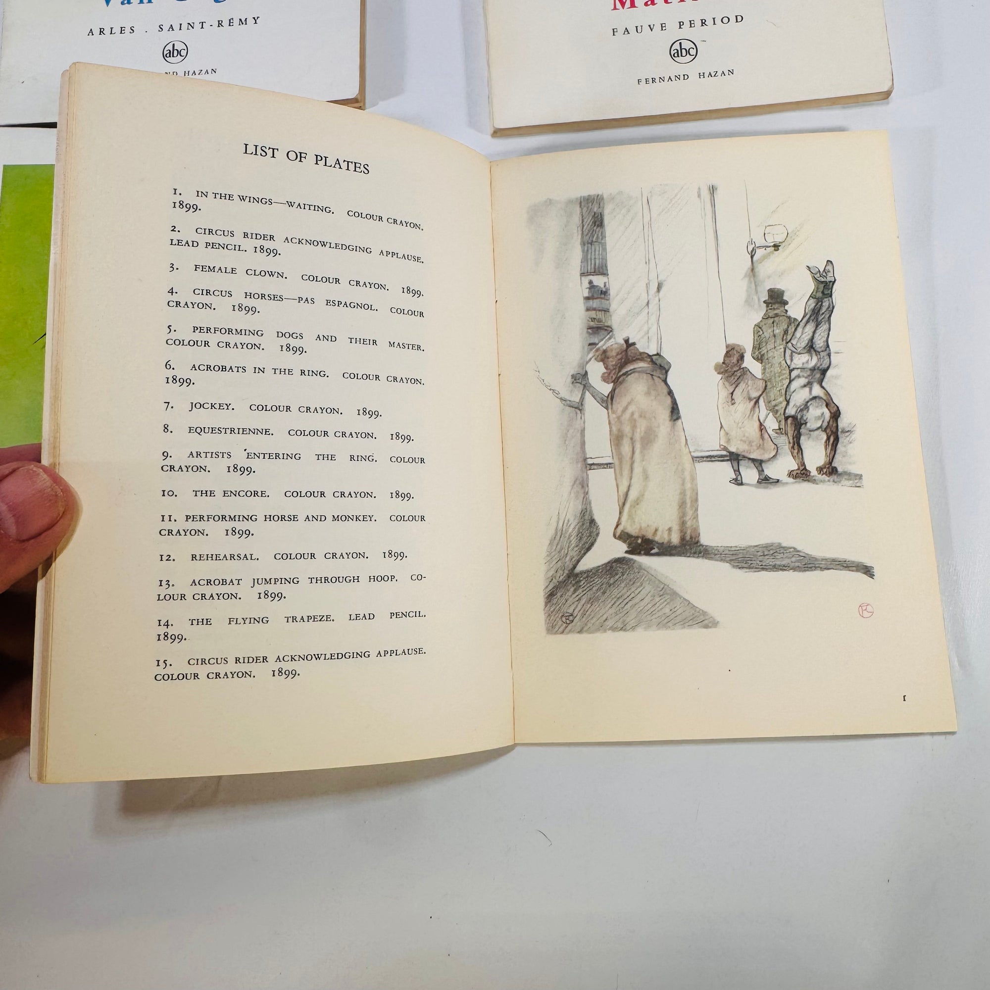 Fernand Hazan “abc” Art Book Set – Van Gogh, Matisse, Degas, Toulouse-Lautrec | Vintage Miniature Art Series