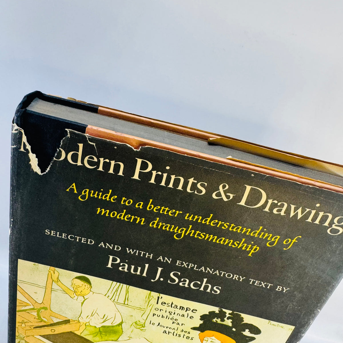 1954 Modern Prints and Drawings by Paul J. Sachs Illustrated Art Book with Dust Jacket