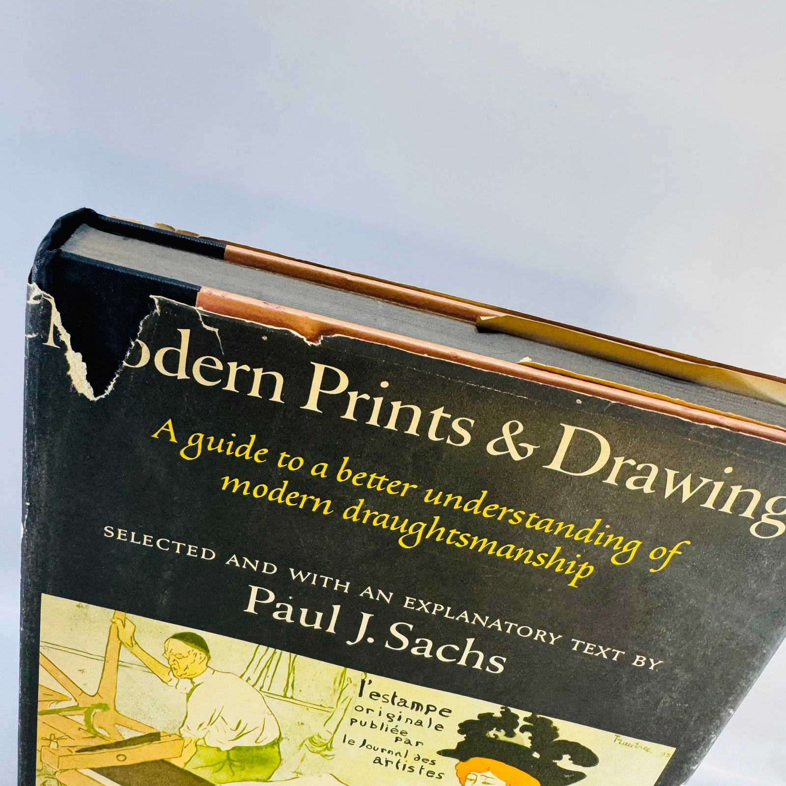 1954 Modern Prints and Drawings by Paul J. Sachs Illustrated Art Book with Dust Jacket