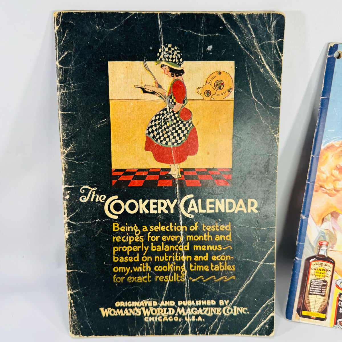 Vintage Cookbooks, Culinary History — The Cookery Calendar (1927) + H.W. McNess Cook Book (1935) — Woman’s World Magazine Co. | Illustrated Recipes, Culinary History