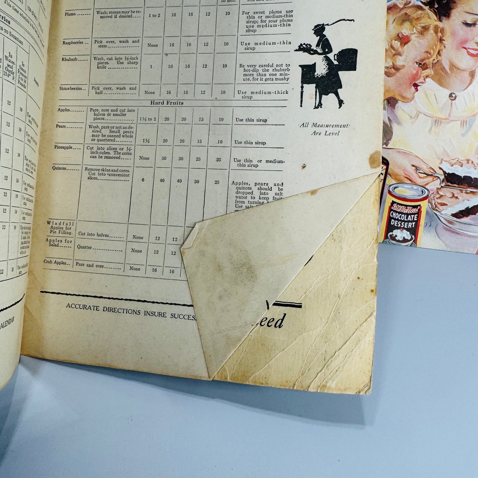 Vintage Cookbooks, Culinary History — The Cookery Calendar (1927) + H.W. McNess Cook Book (1935) — Woman’s World Magazine Co. | Illustrated Recipes, Culinary History