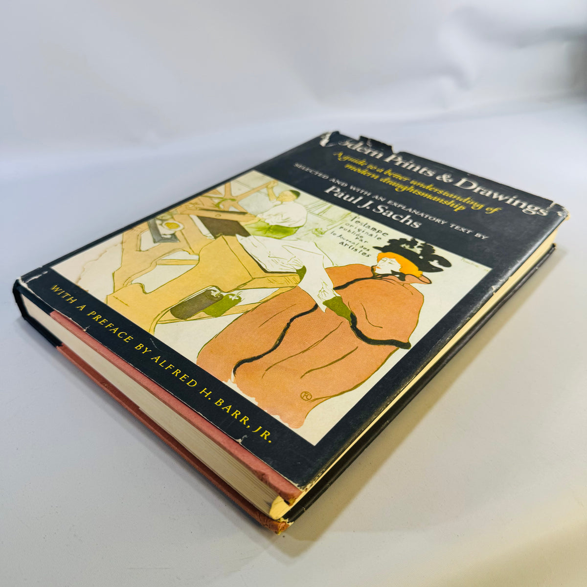 1954 Modern Prints and Drawings by Paul J. Sachs Illustrated Art Book with Dust Jacket