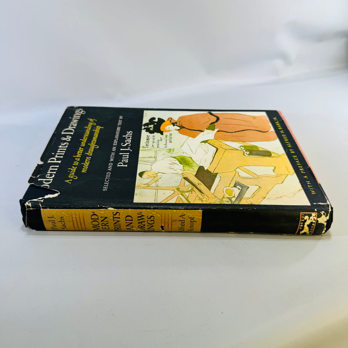 1954 Modern Prints and Drawings by Paul J. Sachs Illustrated Art Book with Dust Jacket