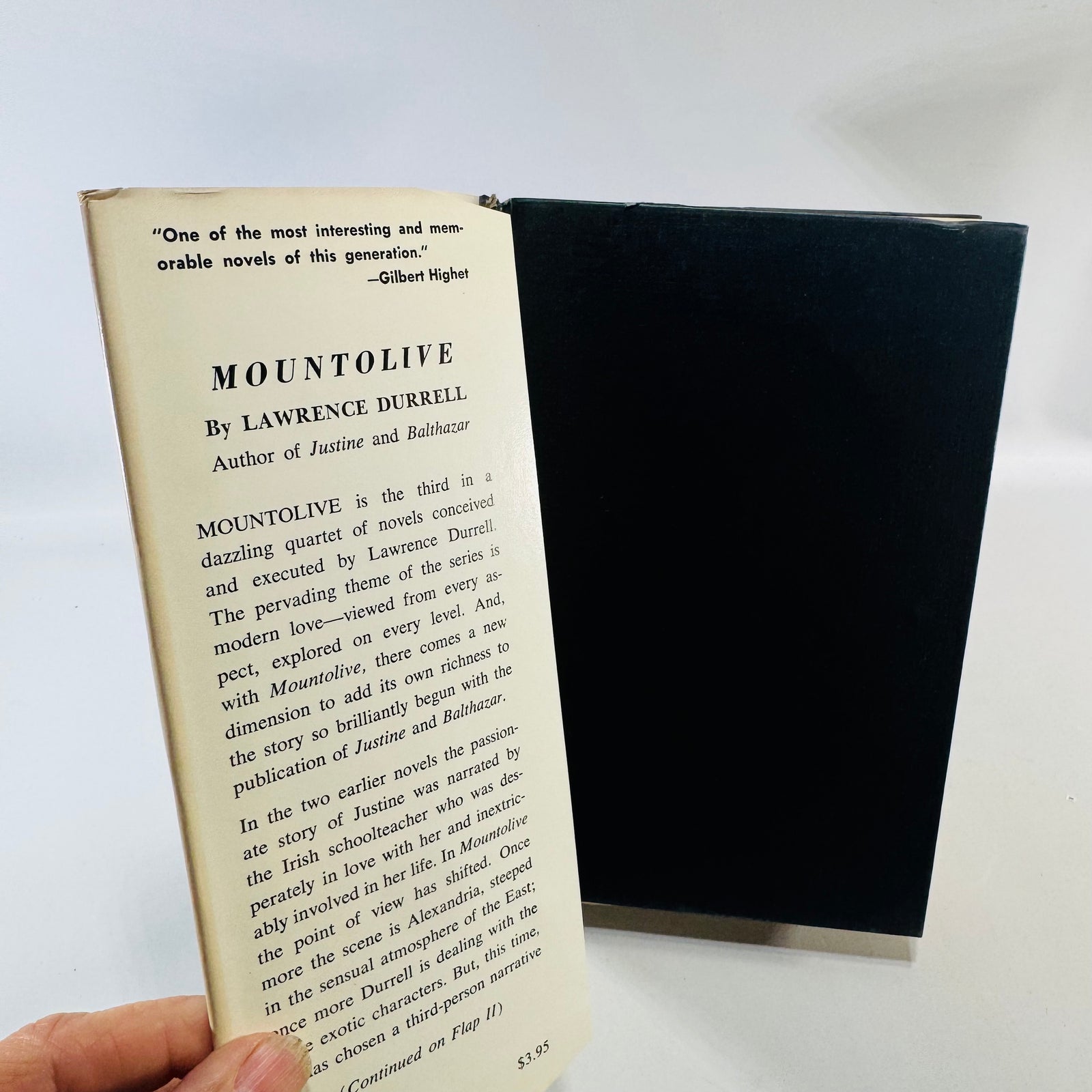 Mountolive by Lawrence Durrell 1959 First US Edition Hardcover with Dust Jacket Alexandria Quartet