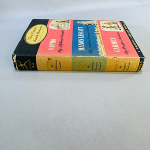 Three Famous French Romances Modern Library No. 85 Hardcover with Dust Jacket Sapho Manon Lescaut Carmen