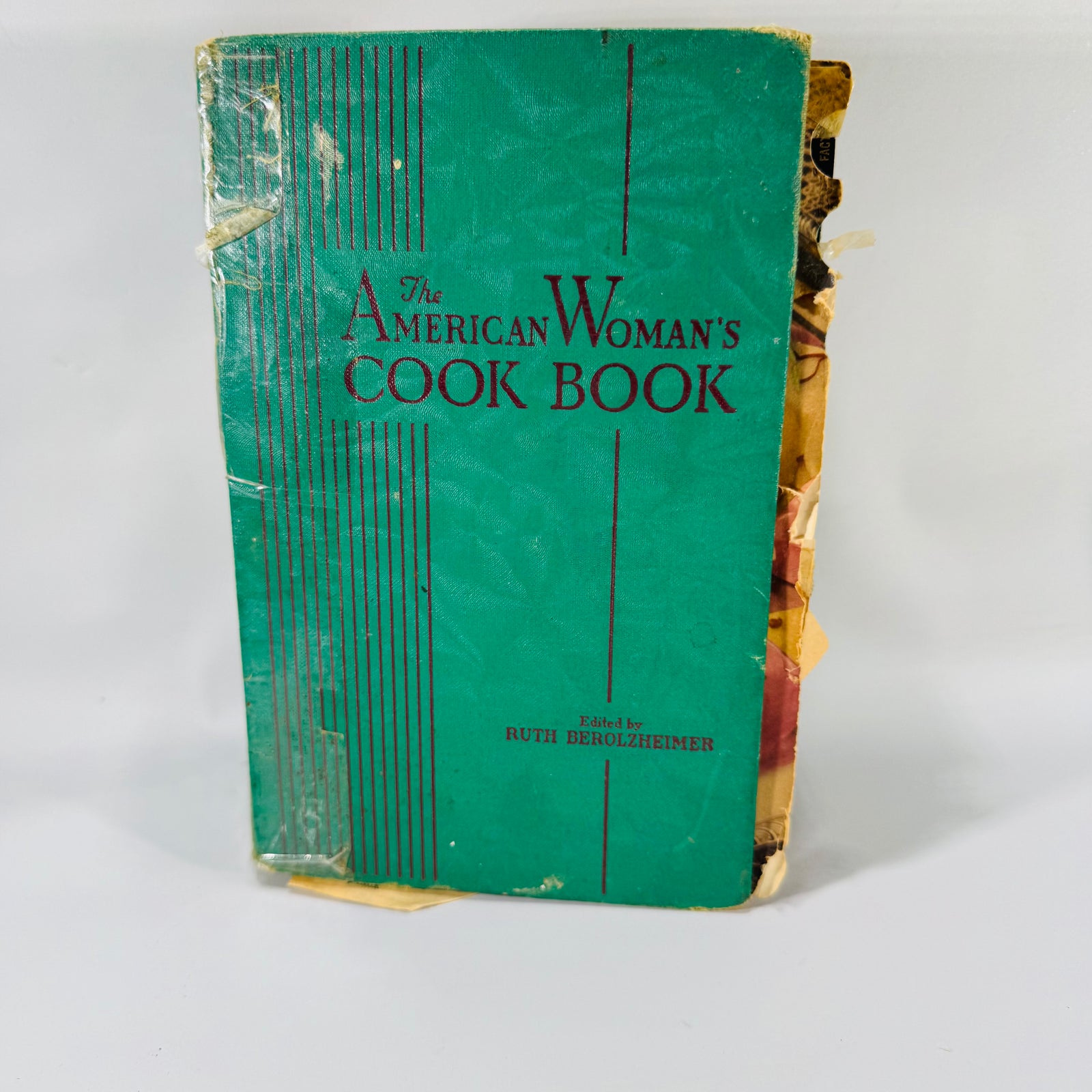 Vintage Cookbook & Culinary History — The American Woman’s Cook Book (c. 1938–1940) — Edited by Ruth Berolzheimer | Indexed, Packed w/ Handwritten Recipes, Vintage Cookbook