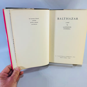 Vintage Balthazar by Lawrence Durrell 1958 Second Printing Hardcover with Dust Jacket