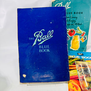 Three Editions of Ball Blue Book Edition 1943, 1960, 1974 by Ball Brothers Company