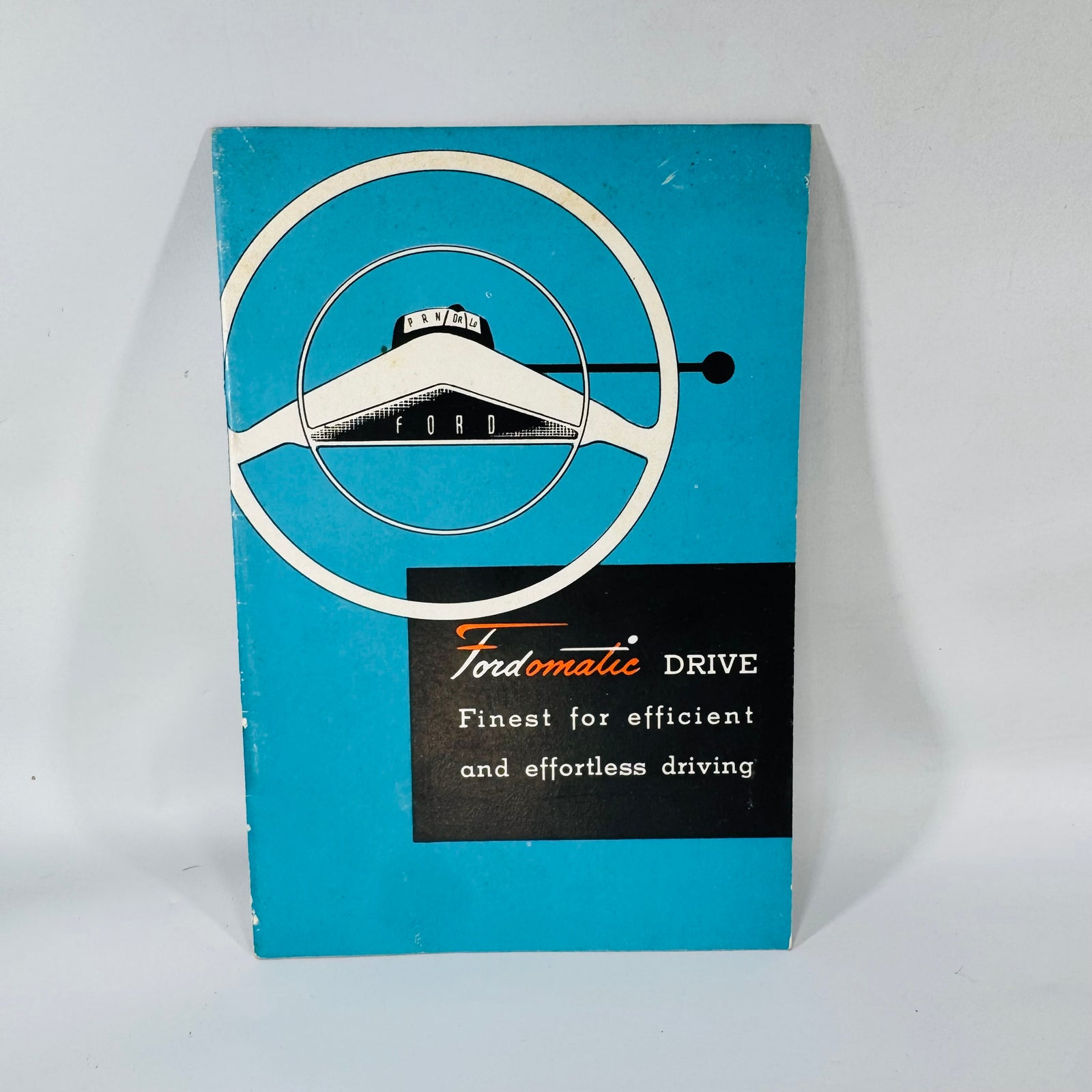 Vintage Automotive Reference Ephemera — Fordomatic Drive “Finest for Efficient and Effortless Driving” Booklet (1950–1951) — Ford Division, Ford Motor Company | Illustrated, 22 Pages, Automotive Reference