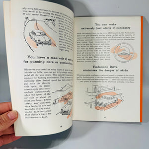Vintage Automotive Reference Ephemera — Fordomatic Drive “Finest for Efficient and Effortless Driving” Booklet (1950–1951) — Ford Division, Ford Motor Company | Illustrated, 22 Pages, Automotive Reference