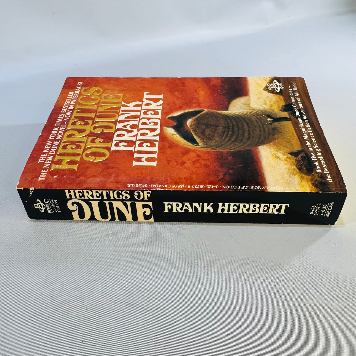 Heretics of Dune 1986 Berkley Paperback Frank Herbert Book 5 Vintage Science Fiction