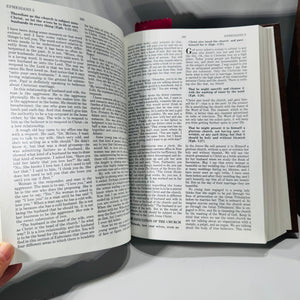 Vintage Bible Commentary Set — Thru the Bible with J. Vernon McGee (c. 1981–1983) — 6-Volume Nelson Hardcovers | Gilt Faux-Leather, Christian Bible Commentary