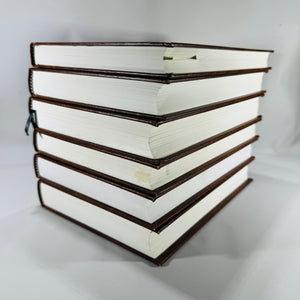 Vintage Bible Commentary Set — Thru the Bible with J. Vernon McGee (c. 1981–1983) — 6-Volume Nelson Hardcovers | Gilt Faux-Leather, Christian Bible Commentary