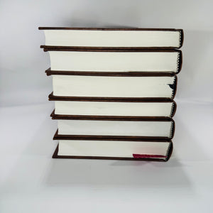 Vintage Bible Commentary Set — Thru the Bible with J. Vernon McGee (c. 1981–1983) — 6-Volume Nelson Hardcovers | Gilt Faux-Leather, Christian Bible Commentary