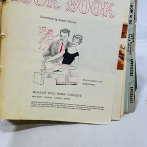 Betty Crocker's New Picture Cookbook Five Ring Binder by General Mills Inc. 1961 as found