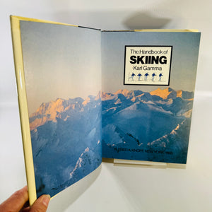 The Handbook of Skiing Karl Gamma 1983 Hardcover Illustrated Ski Technique Guide