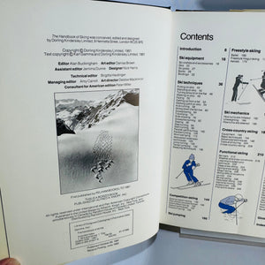 The Handbook of Skiing Karl Gamma 1983 Hardcover Illustrated Ski Technique Guide