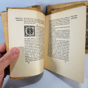 Antique Roycroft Little Magazine Bundle — The Philistine A Periodical of Protest (1899–1902) — Elbert Hubbard | 5 Issue Lot, Literary Satire & Social Commentary