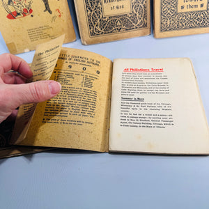 Antique Roycroft Little Magazine Bundle — The Philistine A Periodical of Protest (1899–1902) — Elbert Hubbard | 5 Issue Lot, Literary Satire & Social Commentary