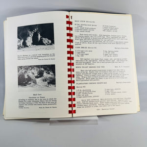 Vintage Michigan Community Cookbook — Historical Mackinac Island Cook Book (5th Edition 1975) — Mackinac Island Medical Center | Red Comb Binding, Regional Cooking, Community Cookbooks