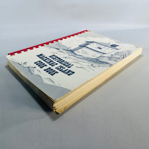 Vintage Michigan Community Cookbook — Historical Mackinac Island Cook Book (5th Edition 1975) — Mackinac Island Medical Center | Red Comb Binding, Regional Cooking, Community Cookbooks