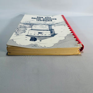 Vintage Michigan Community Cookbook — Historical Mackinac Island Cook Book (5th Edition 1975) — Mackinac Island Medical Center | Red Comb Binding, Regional Cooking, Community Cookbooks