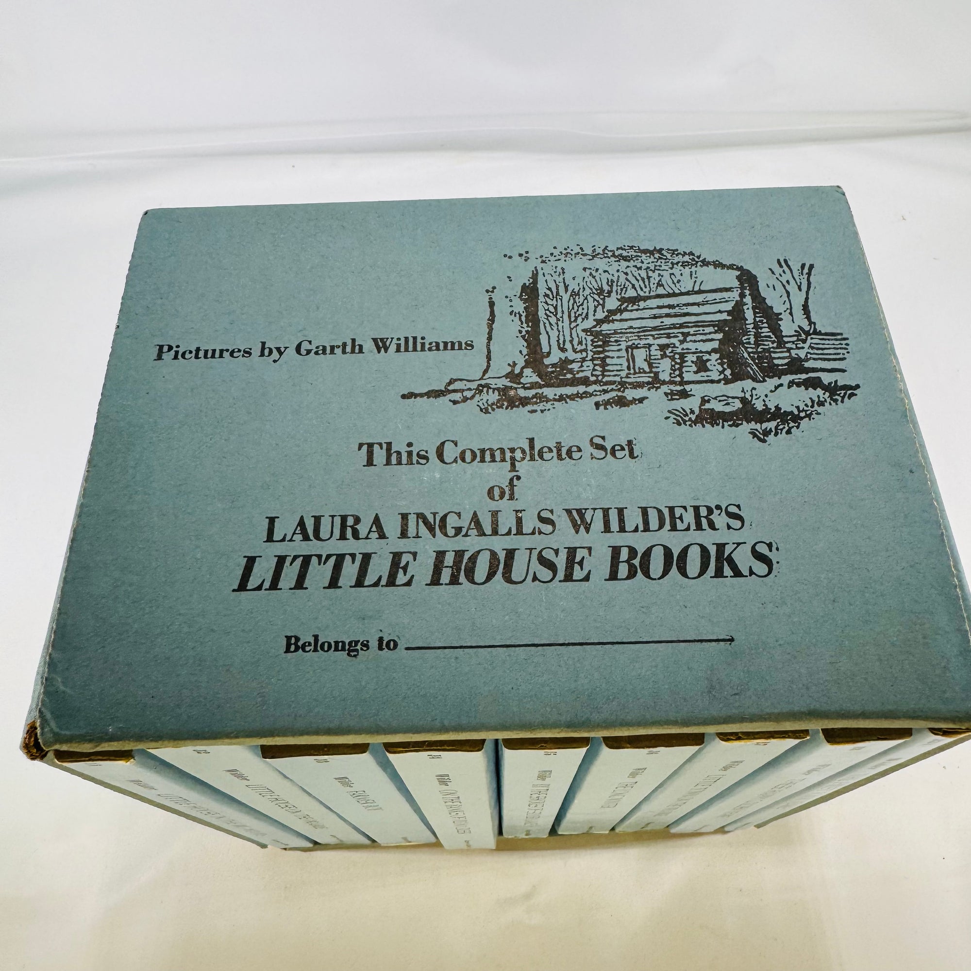 The Little House Nine Books Set by Laura Ingalls Wilder 1971 First Harper Trophy