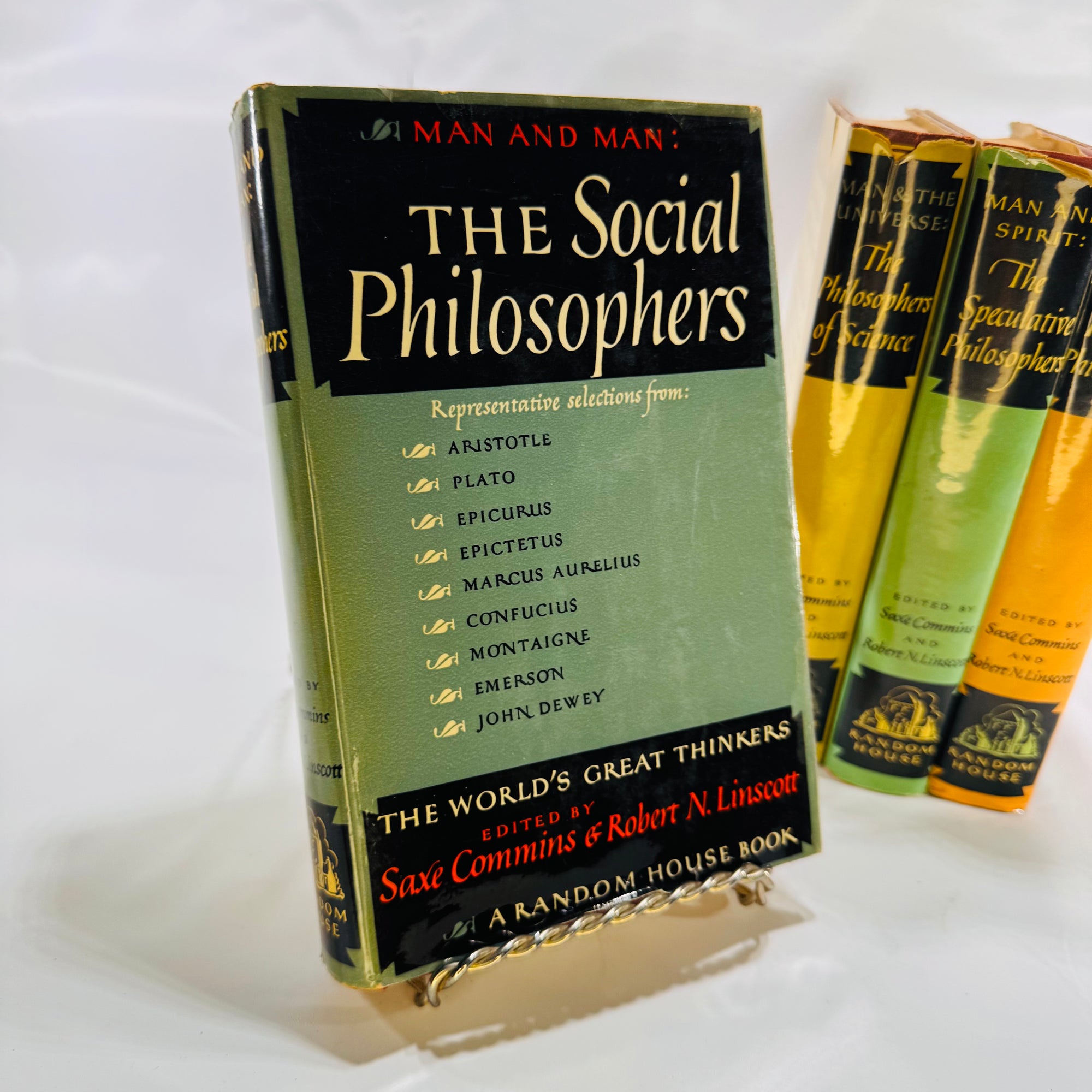 “The World’s Great Thinkers” – 4‑Volume Philosophy Set (Random House, 1947)