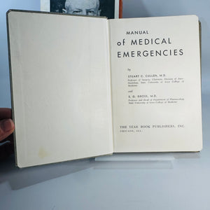 Vintage Remedies & Folk Medicine Book Bundle (3) — Jarvis Folk Medicine (1958) + Rickards Brews and Potions (Hugh Evelyn, London) + Cullen/Gross Manual of Medical Emergencies (1950 reprint) | Occult Folklore + Medical History