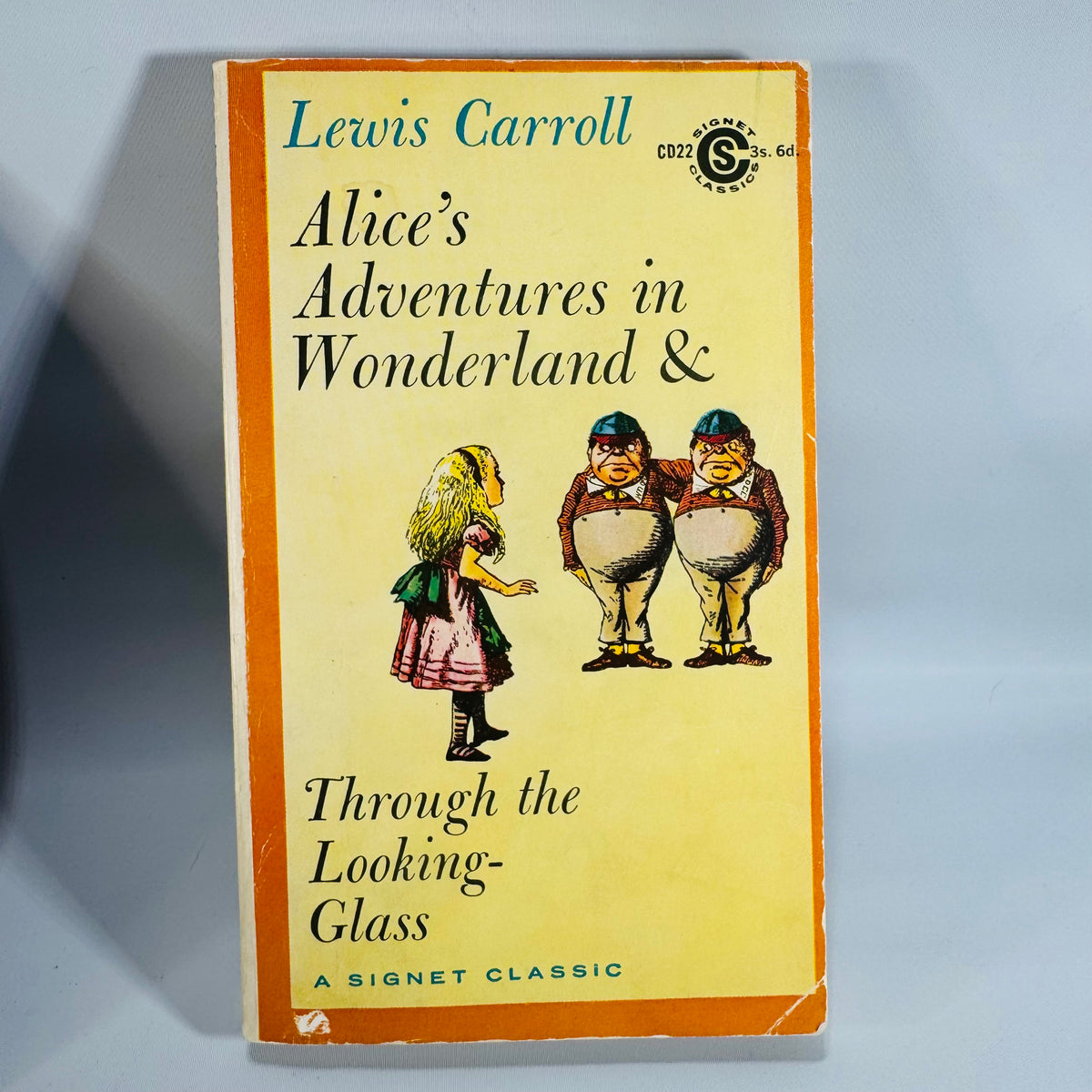 Classic Fantasy Literature — Vintage Alice in Wonderland 2-Book Paperback Set (Mid-Century) — Lewis Carroll | Tenniel Illustrations, Classic Fantasy Literature