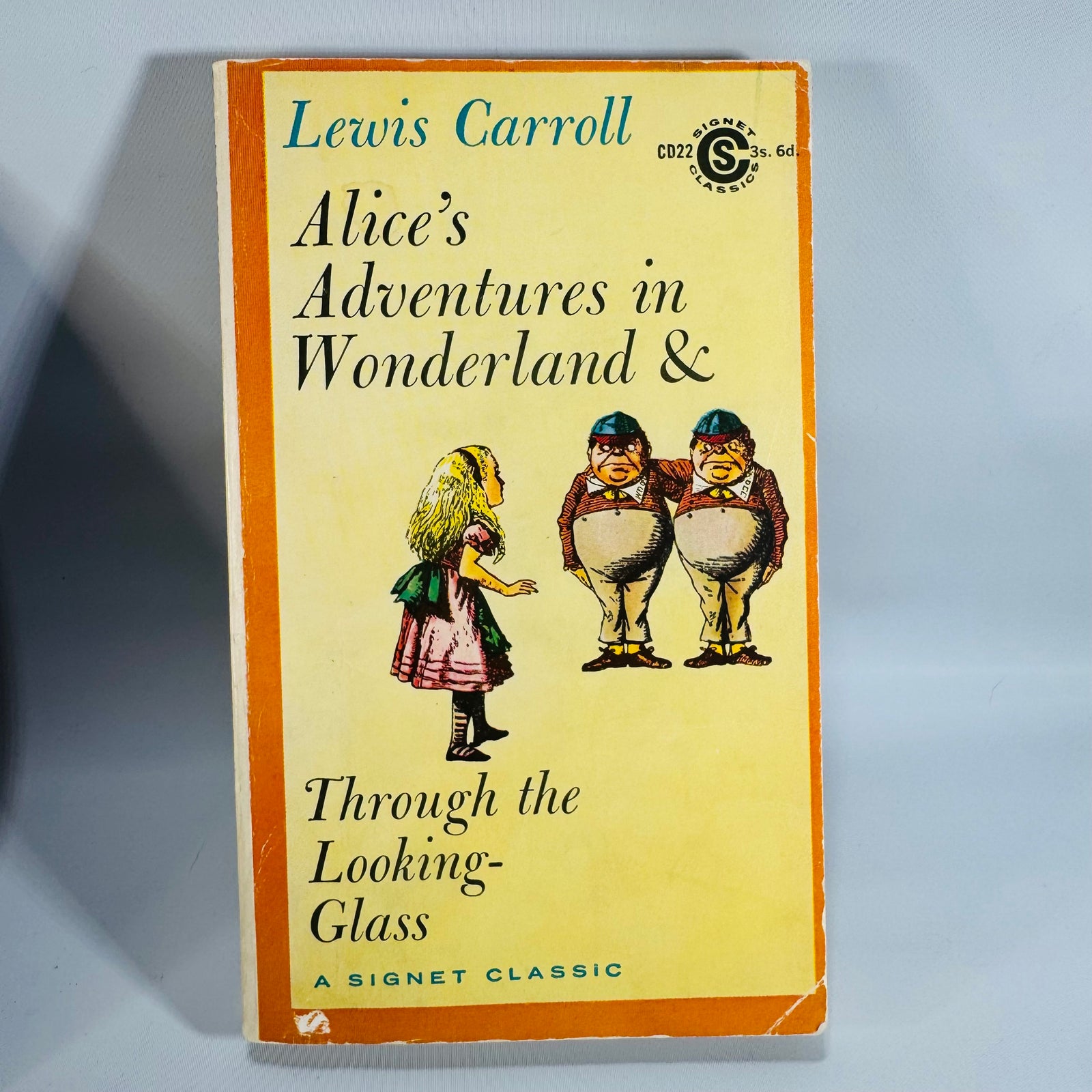 Classic Fantasy Literature — Vintage Alice in Wonderland 2-Book Paperback Set (Mid-Century) — Lewis Carroll | Tenniel Illustrations, Classic Fantasy Literature