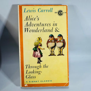 Classic Fantasy Literature — Vintage Alice in Wonderland 2-Book Paperback Set (Mid-Century) — Lewis Carroll | Tenniel Illustrations, Classic Fantasy Literature