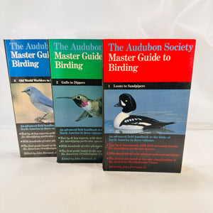 The Audubon Society Master Guide to Birding John Farrand 1983 by  First Edition Three Volumes Loons to Sandpipers Gulls to Dippers Old-World Warblers-Sparrows