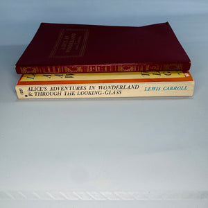 Classic Fantasy Literature — Vintage Alice in Wonderland 2-Book Paperback Set (Mid-Century) — Lewis Carroll | Tenniel Illustrations, Classic Fantasy Literature