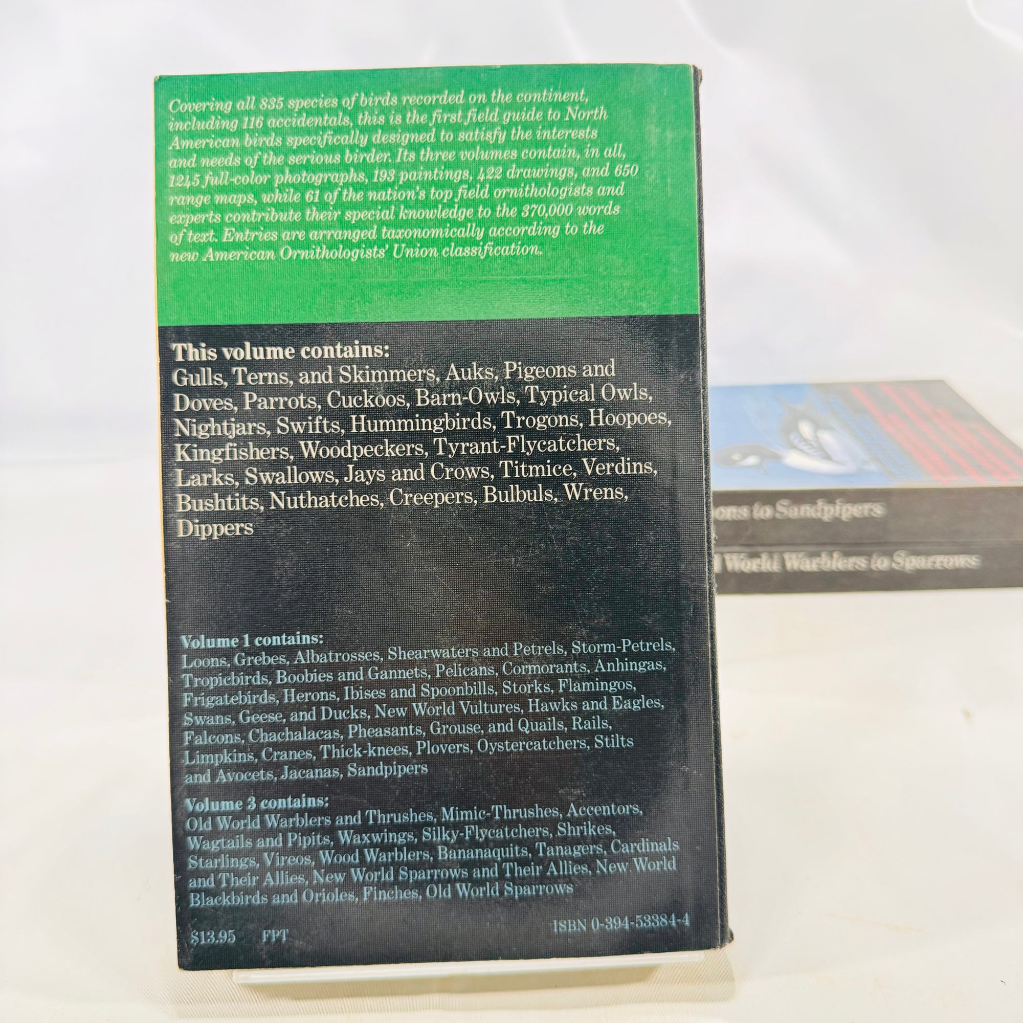 The Audubon Society Master Guide to Birding John Farrand 1983 by  First Edition Three Volumes Loons to Sandpipers Gulls to Dippers Old-World Warblers-Sparrows
