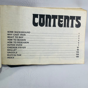 Vintage Cast Iron Cooking Cookbook — Cast Iron Cookbook (1969) — Hester Harris | Illustrated, Cast Iron Cooking