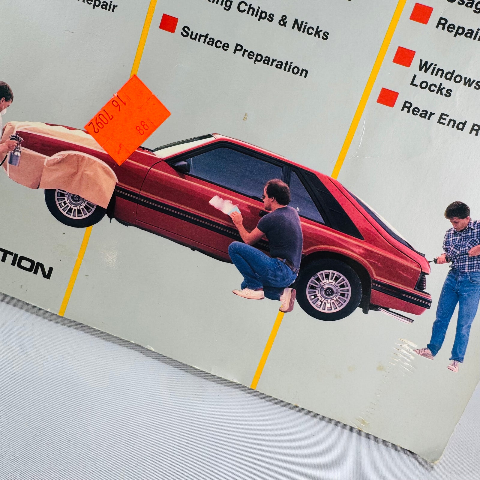 Vintage Automotive Repair Manual — Motor Bodywork & Painting (2nd Edition, 1988) — Motor / Hearst | Step-by-Step Photos, Automotive Repair