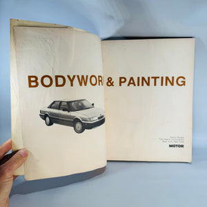 Vintage Automotive Repair Manual — Motor Bodywork & Painting (2nd Edition, 1988) — Motor / Hearst | Step-by-Step Photos, Automotive Repair