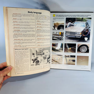 Vintage Automotive Repair Manual — Motor Bodywork & Painting (2nd Edition, 1988) — Motor / Hearst | Step-by-Step Photos, Automotive Repair
