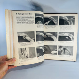 Vintage Automotive Repair Manual — Motor Bodywork & Painting (2nd Edition, 1988) — Motor / Hearst | Step-by-Step Photos, Automotive Repair