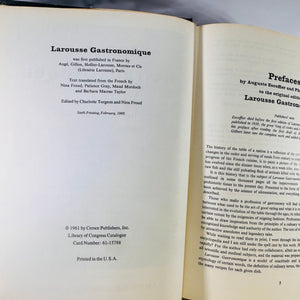 New Larousse Gastronomique The Worlds Greatest Cookery Reference Book 1983 Encyclopedia of Food Wine and Cookery Vintage Recipes Cookbook
