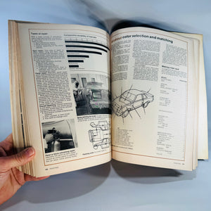 Vintage Automotive Repair Manual — Motor Bodywork & Painting (2nd Edition, 1988) — Motor / Hearst | Step-by-Step Photos, Automotive Repair