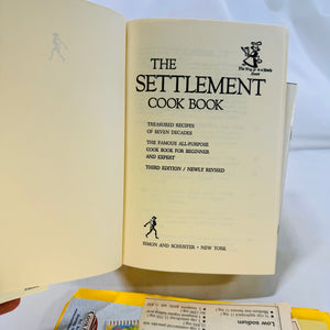 The Settlement Cook Book by Mrs. Simon Kander 1976 Hardcover with Recipes