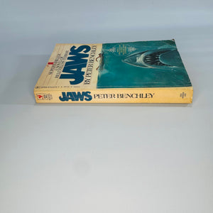 Jaws — Peter Benchley (Vintage Bantam Paperback) — Classic Shark Thriller Novel — Movie Tie-In Cover