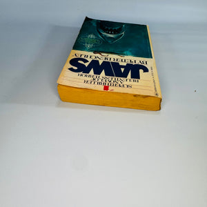 Jaws — Peter Benchley (Vintage Bantam Paperback) — Classic Shark Thriller Novel — Movie Tie-In Cover