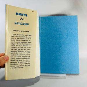 Knots & Splices — Percy W. Blandford (Hardcover w/ Dust Jacket) — Illustrated Knot Guide for Boating, Camping & Climbing