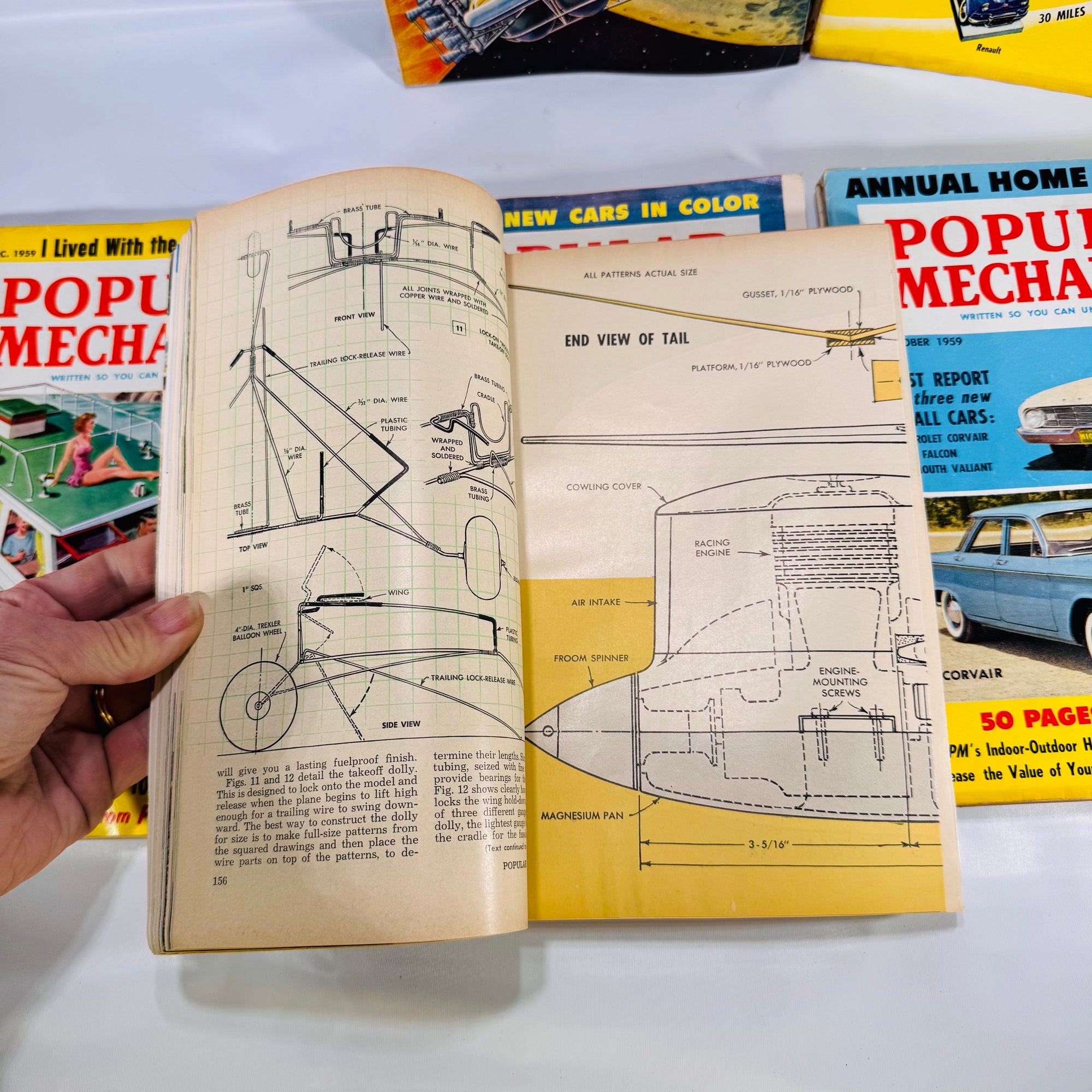 Popular Mechanics Magazine Run – July to December 1959 (6 Consecutive Issues)