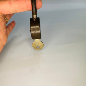 Vintage E.P. Hurd Detroit Model 220 Brass Padlock with Key