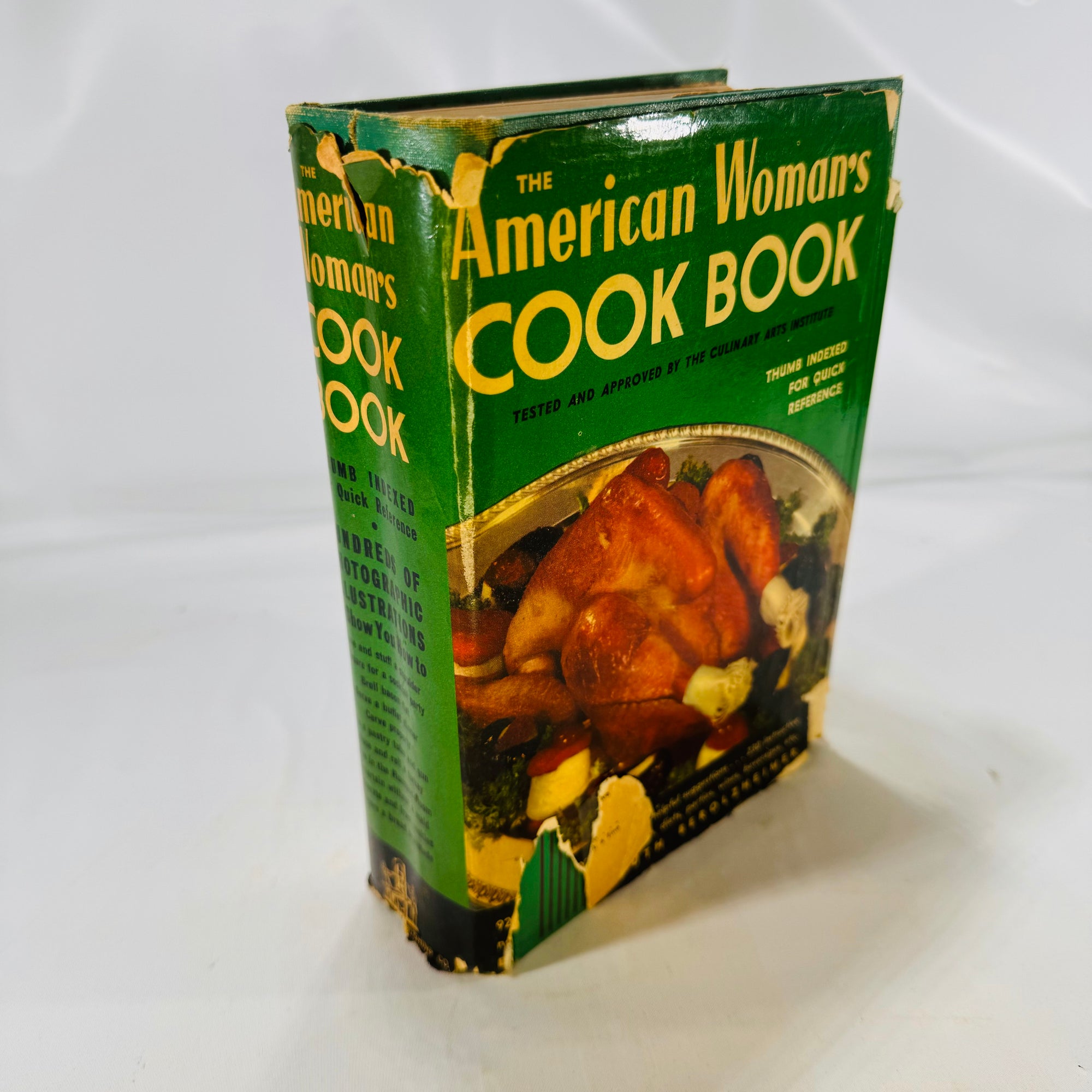 Woman's Home Companion Cook Book by Dorothy Kirk, 1941 Thumb Tabbed Edition with Dustjacket